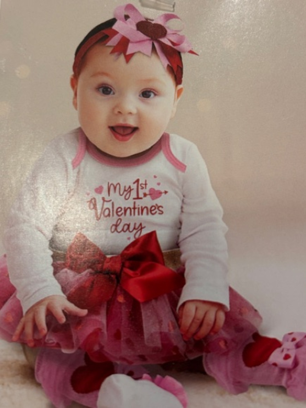 Baby Essentials "My 1st Valentine’s Day" 4-Piece Set